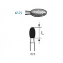 6379-023 FG KOMET Fresa diamante grano grueso 5u