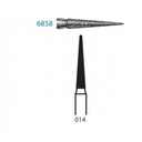 6858-014 FG KOMET – Fresa diamante grano grueso punta 5u
