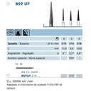 859UF-014 FG – Fresa de diamante grano ultrafino KOMET