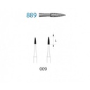 889-009 FG DIAMANTE KOMET – Fresa forma llama grano medio 5u