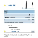 956EF-010 FG FRESA DIAMANTE GRANO EXTRAFINO – Komet, 5u