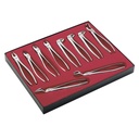 E100X FORCEPS ECONOMICOS – Kit 10 fórceps de extracción dental CARL MARTIN