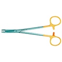 NH5068/17cm. P-AG.OLSEN-HEGAR – Porta-agulhas com tesoura de carboneto Hu-Friedy