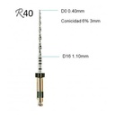 RECIPROC R40 25mm – Limas endodóncicas de movimiento reciprocante VDW 6u