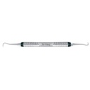 SH5/337 – Raspador Jacquette doble extremo, mango #7 Satin Steel Colours, Hu-Friedy