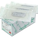 SUTURA SEDA TC-12 4/0 – Sutura no absorbible de seda negra trenzada, 12 unidades