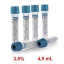 TUBO EXTRACCIÓN CITRATO SÓDICO AZUL 9ml – Provetta sottovuoto citrato (c/50)