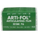 BK76 PAP.ART. VERDE – Kétoldalas artikulációs papír 8µm Bausch 15mm