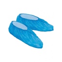 CUBREZAPATOS DESECHABLES AZULES – Surchaussures CPE, protection 15x40cm, 100u