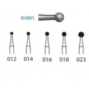 KOMET FG S 6801 – Fresa diamante redonda grano grueso Serie S 5u