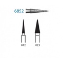 KOMET FG 6852 – Broca de diamante cone pontiagudo, grão grosso, 5u
