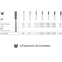 FRESAS INTENSIV 807 FG – Fresa diamante cono invertido medio