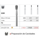 FRESAS INTENSIV 830R FG – Fresa diamante pera fino 6u