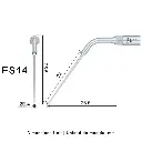 Punta ultrasonidos Woodpecker ES14 – Endodoncia para SIRONA