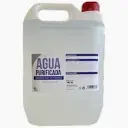AGUA DESTILADA PURIFICADA – Agua para uso profesional, garrafa 5L