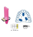 TORNILLO MICRO MONOLATERAL CON GUIA RECTA EN U (10UDS)